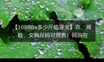 ​6084a是多少斤的人穿,16584a是多少斤的人穿