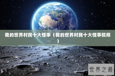 ​我的世界村民十大怪事（我的世界村民十大怪事视频）