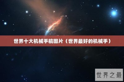 ​世界十大机械手稿图片（世界最好的机械手）