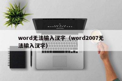 ​word无法输入汉字（word2007无法输入汉字）