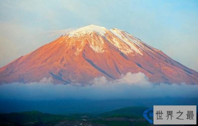 ​世界上最高的活火山，海拔高达6739米