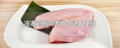 ​冷冻鸡胸肉为什么这么便宜 为什么冻鸡胸肉很便宜