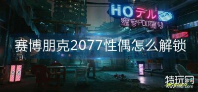 ​赛博朋克2077性偶怎么解锁