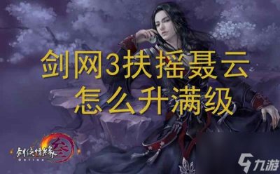 ​剑网3扶摇聂云怎么升满级