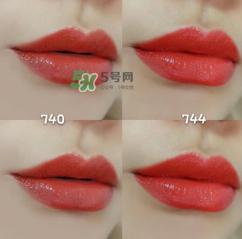 dior740和744哪个好看？迪奥740和744试色对比