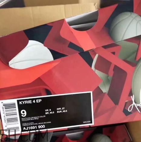 nike kyrie 4 multi color鸳鸯配色实物谍照什么样？