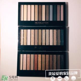 makeup revolution眼影色号 makeup revolution眼影试色