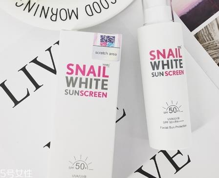 snailwhite防晒霜怎么样？snailwhite防晒霜使用方法