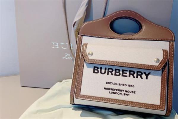 burberry pocket多少钱 巴宝莉拼皮帆布包价格