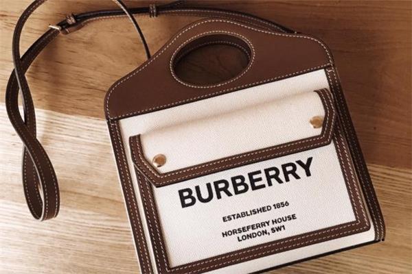 burberry pocket多少钱 巴宝莉拼皮帆布包价格