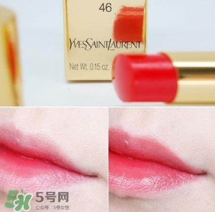 ysl圆管46适合黄皮吗?ysl圆管46号试色