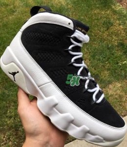 ​air jordan 9黑白金配色实物什么样_什么时候发售？