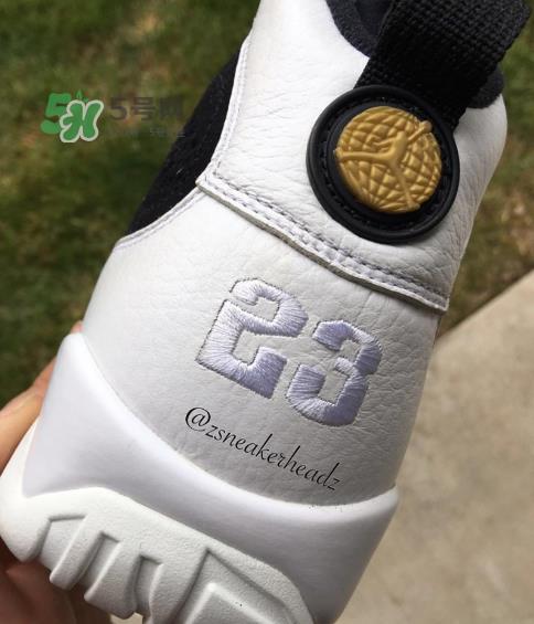 air jordan 9黑白金配色实物什么样_什么时候发售？