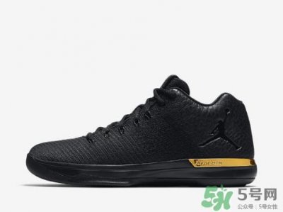 ​air jordan 31 low metallic gold黑金配色什么时候发售？