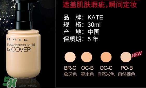 kate粉底液适合什么肤质？kate粉底液适合干皮吗？