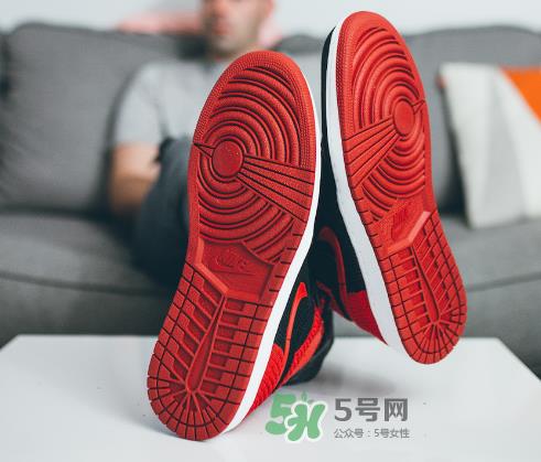 air jordan 1 flyknit banned上脚怎么样？aj1编织款毛线鞋上脚效果