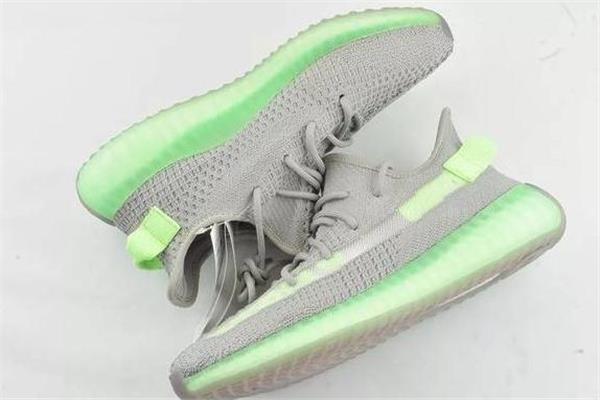 yeezy 350 true form lime实物谍照 椰子灰绿配色