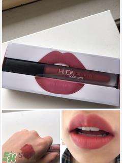 huda beauty唇釉icon试色 huda beauty icon唇釉价格